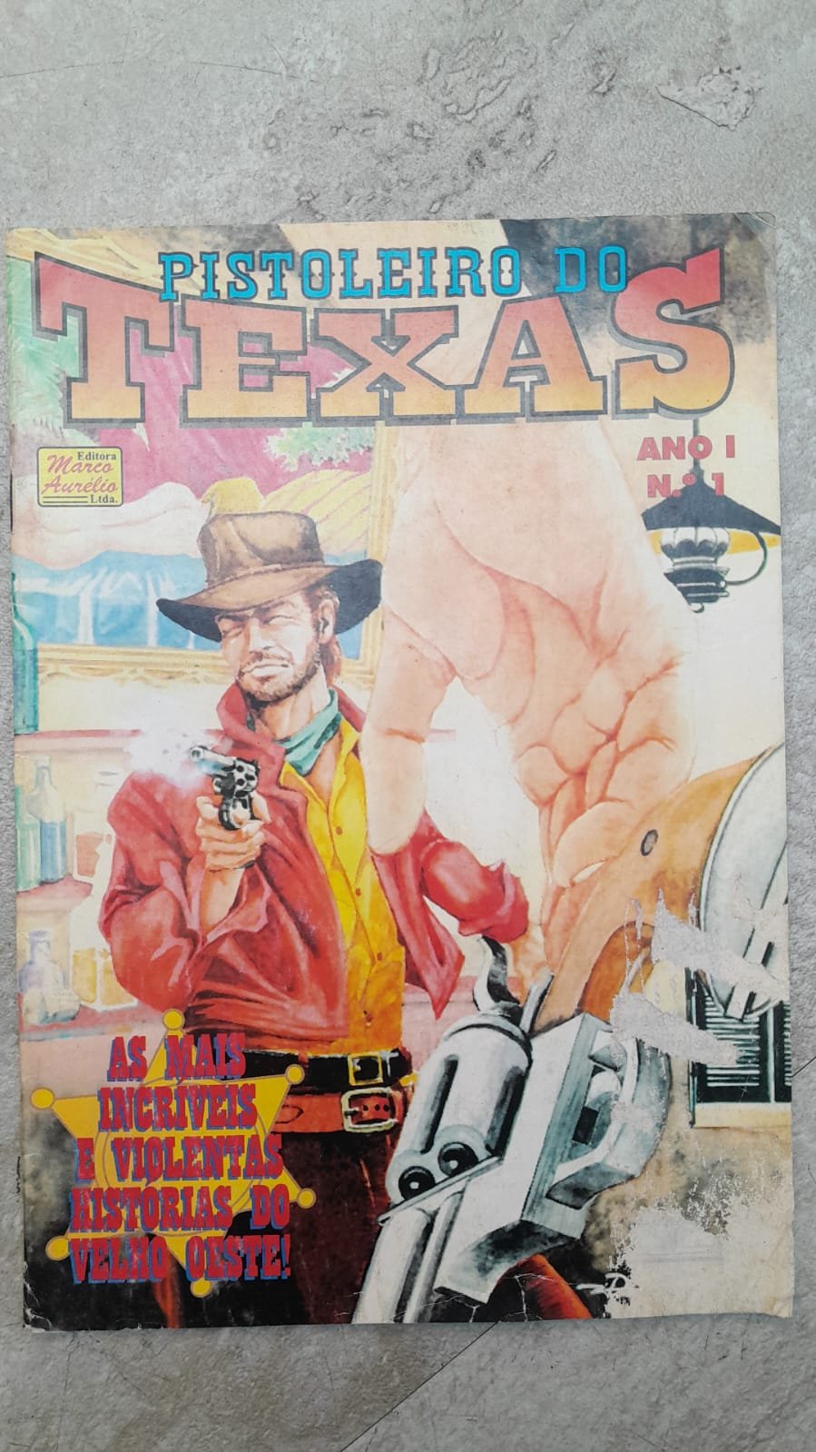 71 Pistoleiro do Texas ano 1 nº 1 - Mozart Couto - Imagem 1