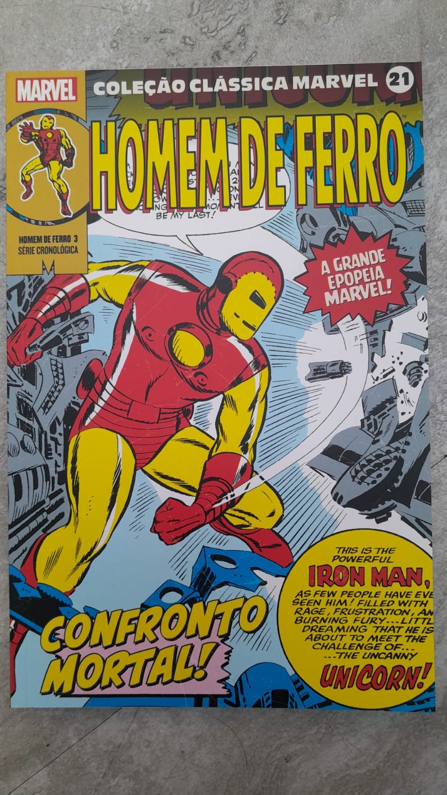82 Coleção Clássica Marvel 21: Homem de Ferro 3 - Imagem 1