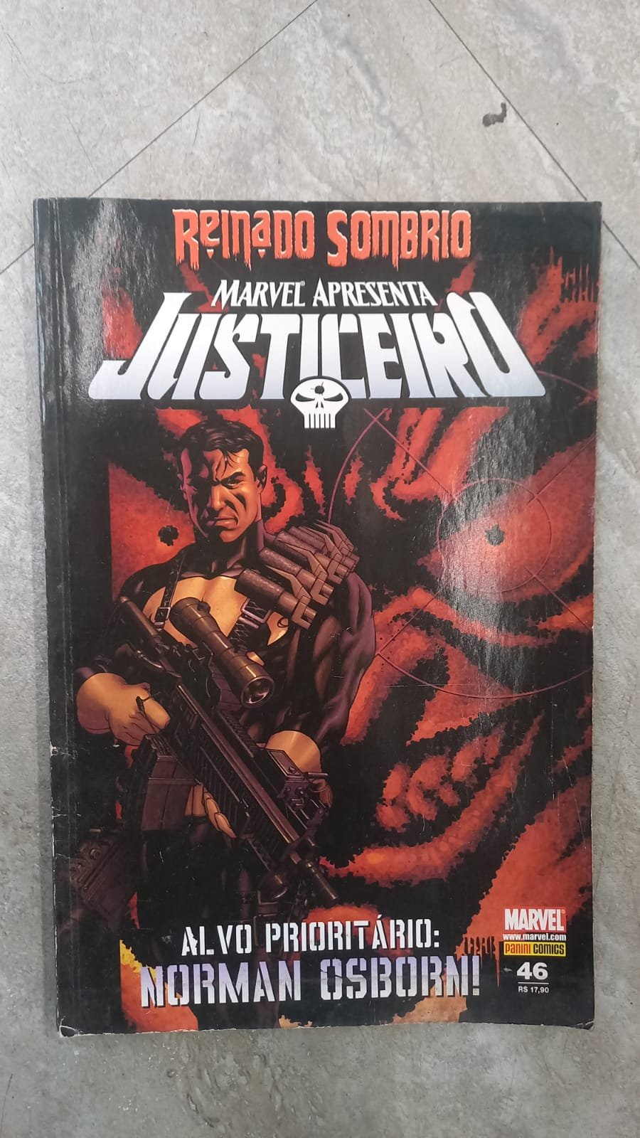 91 Marvel Apresenta Justiceiro Alvo Prioritário: Norman Osborn - Imagem 1