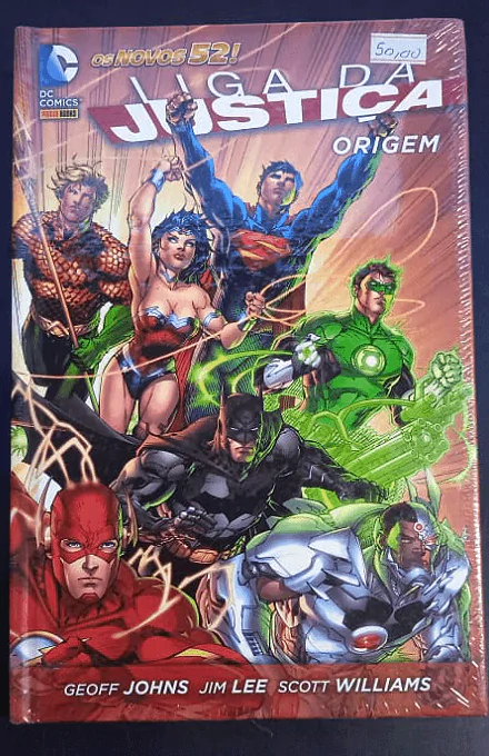 Os Novos 52! Liga da Justiça, Origem (Capa dura e Lacrado) - Image 1