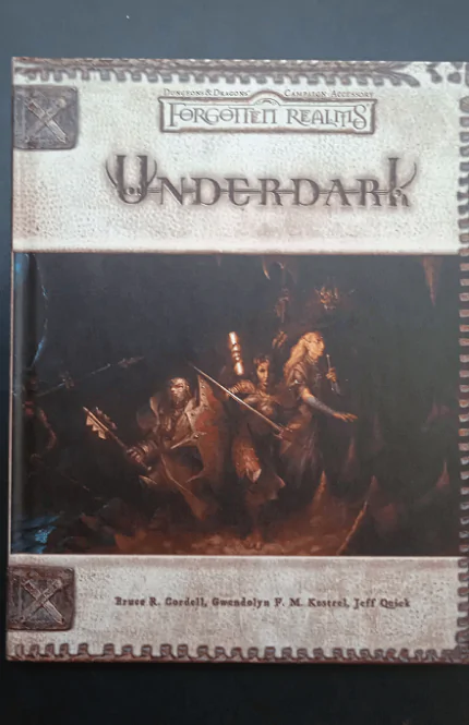 Dungeons & Dragons, Forgotten realms - Underdark (Capa dura, Em Inglês)
